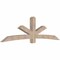 Ekena Millwork Alberta Smooth Timber Gable Bracket, Douglas Fir, 108"W x 31 1/2"H x 5 1/2"D x 5 1/2"F, 7/12 Pitch GBW108X31X0606ALB00SDF - alternate 3